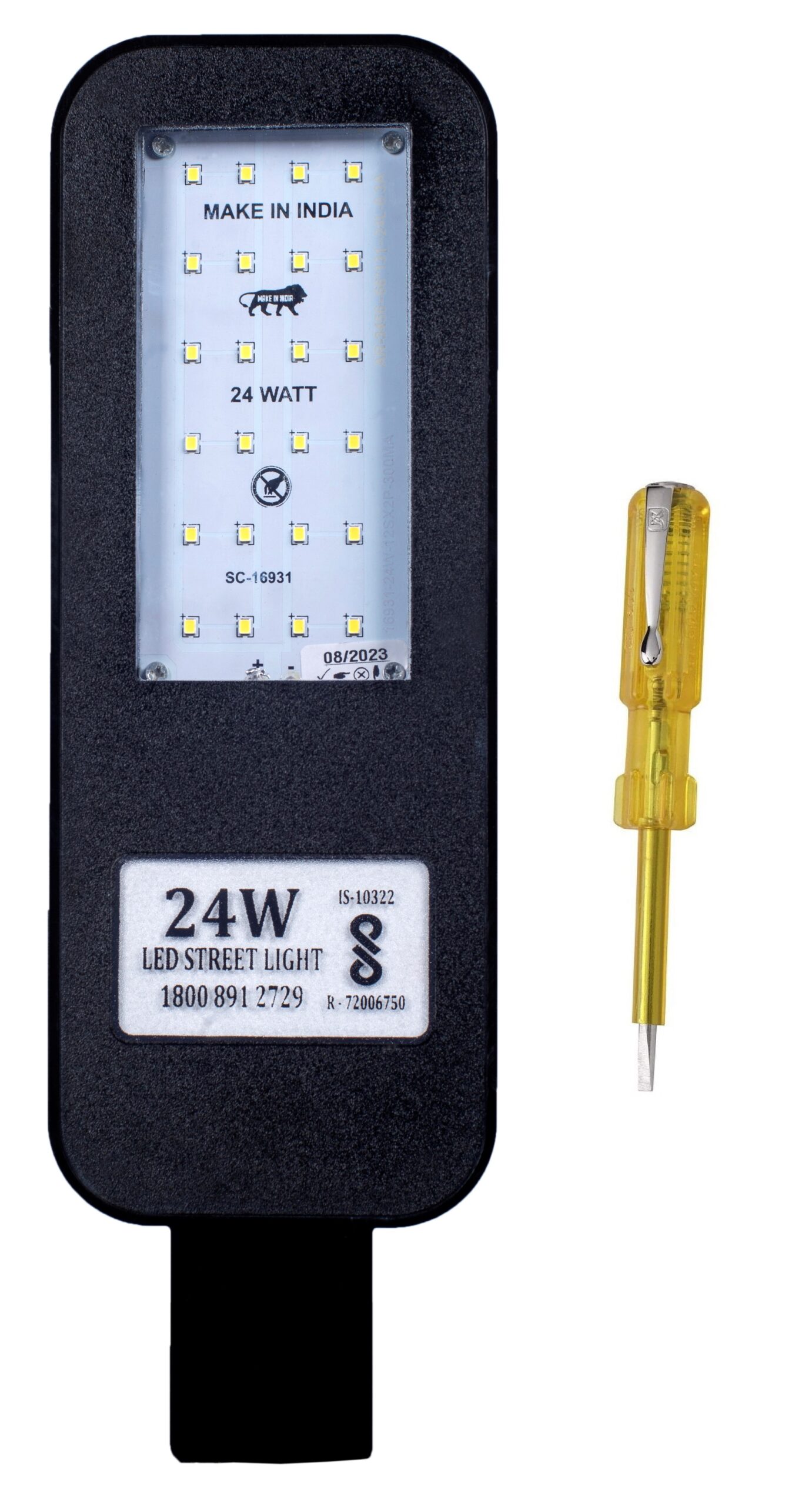 1 led light 24w with tester