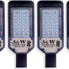PE 36W LENS PVC BODY BIS Approved LED Street Light Pack of 4 Flood Light Outdoor Lamp  (White)
